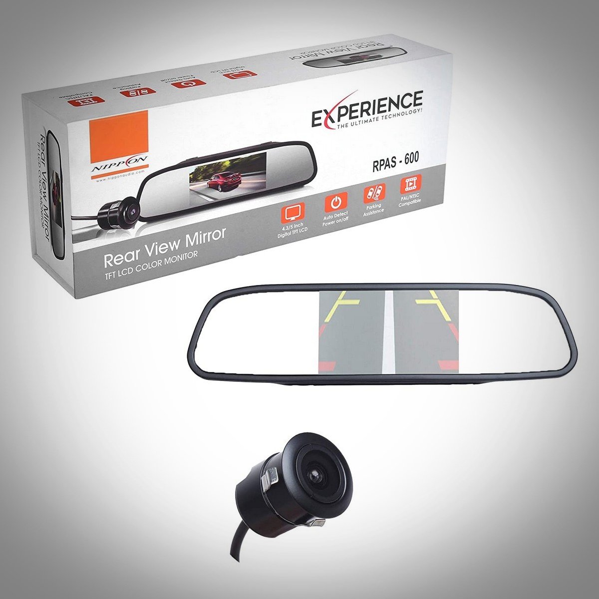 nippon rpas 600 rear view mirror with camera