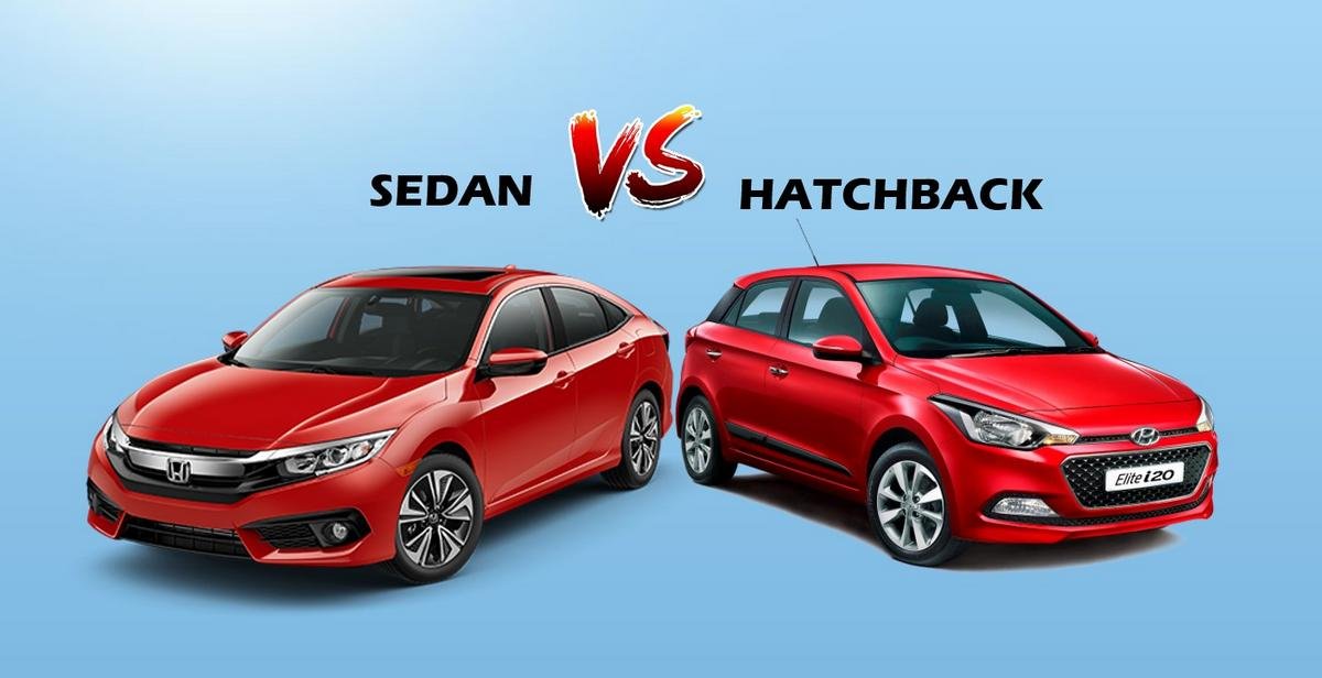difference between sedan vs hatchback image