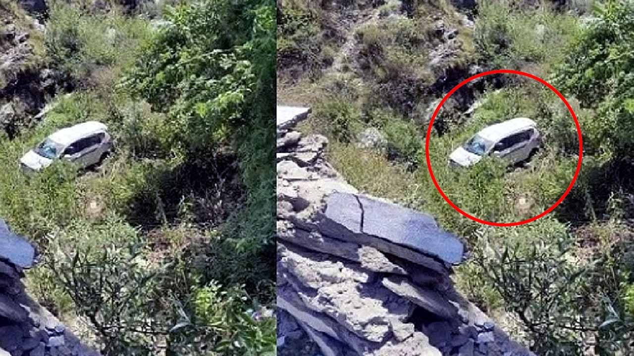 Old Maruti Ertiga (4 Star A-NCAP) Falls Off a Mountain, All Passengers Safe