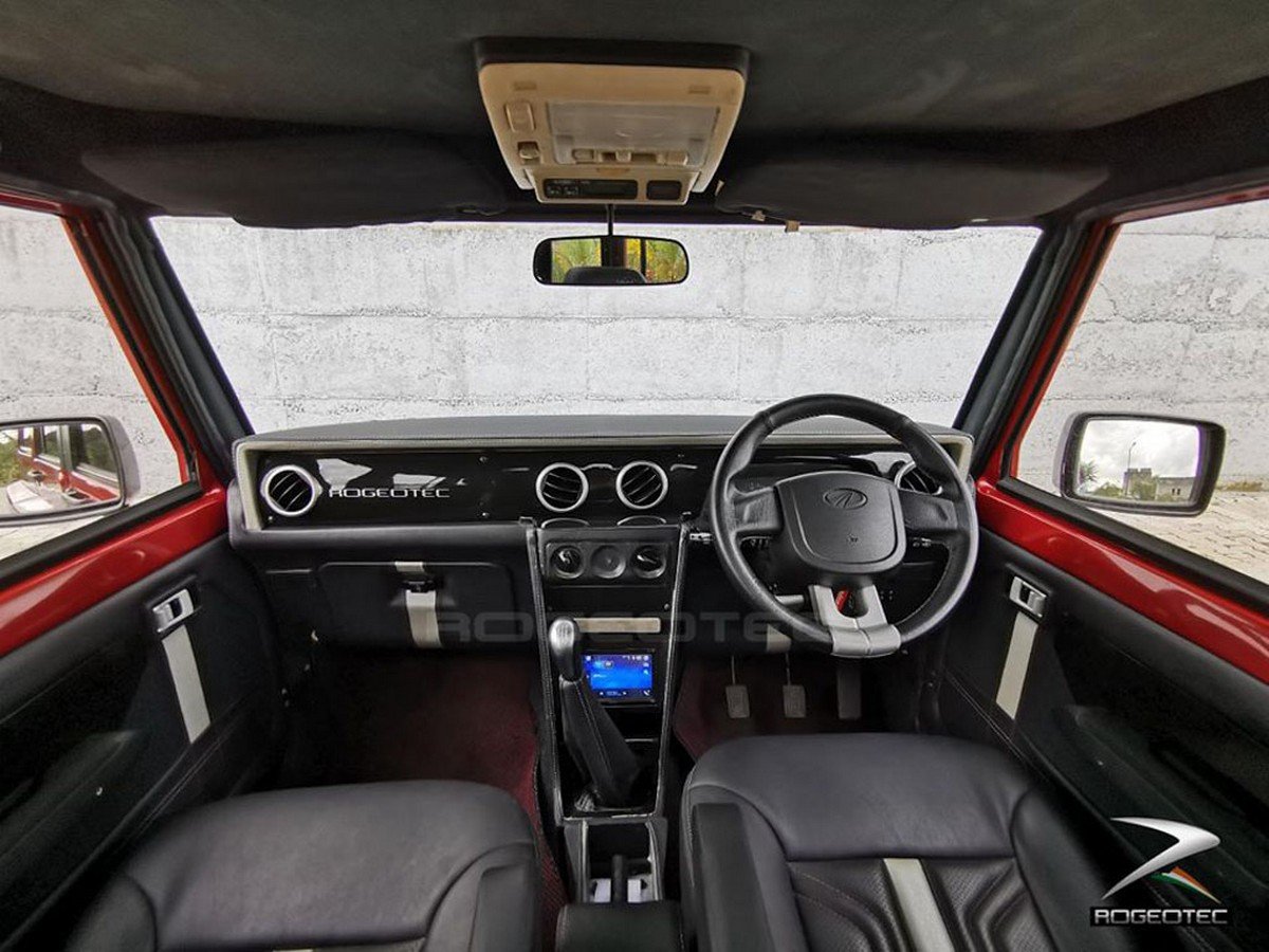 modified mahindra bolero interior dashboard