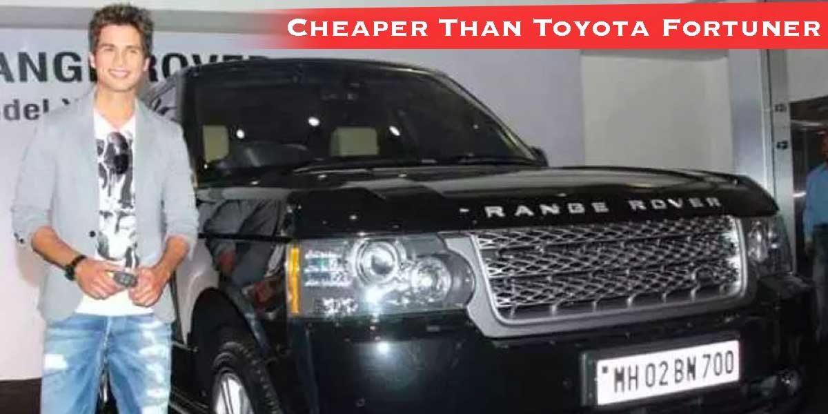 Shahid Kapoor’s Range Rover Is On Sale, CHEAPER Than New Toyota Fortuner