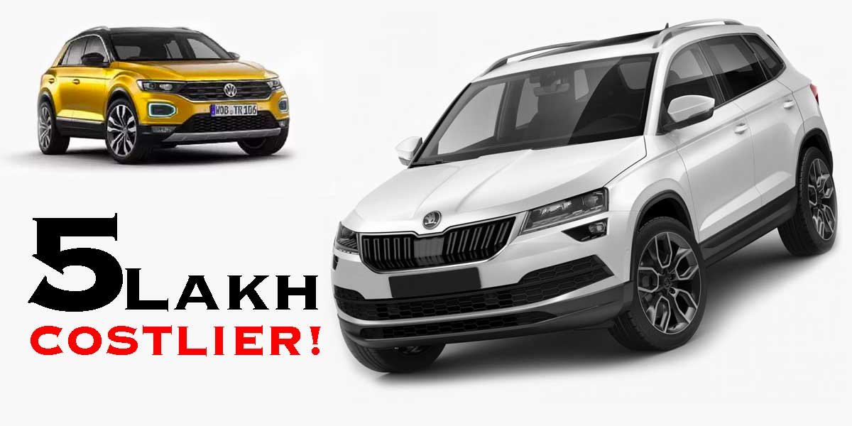 Skoda Karoq Costs WHOPPING Rs 5 lakh More Than Mechanical Twin VW T-Roc