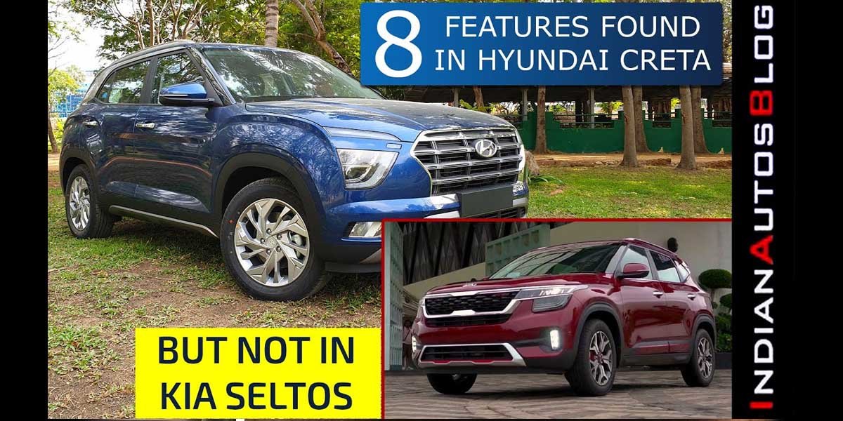 8 Features of 2020 Hyundai Creta NOT AVAILABLE on Kia Seltos