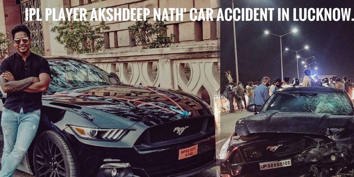 Indian Under-19 Cricket Team Captain’s Ford Mustang Hits 2 Cars On Flyover