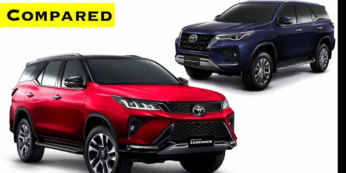Toyota Fortuner Legender vs Toyota Fortuner Facelift - What Are the Major Differences?