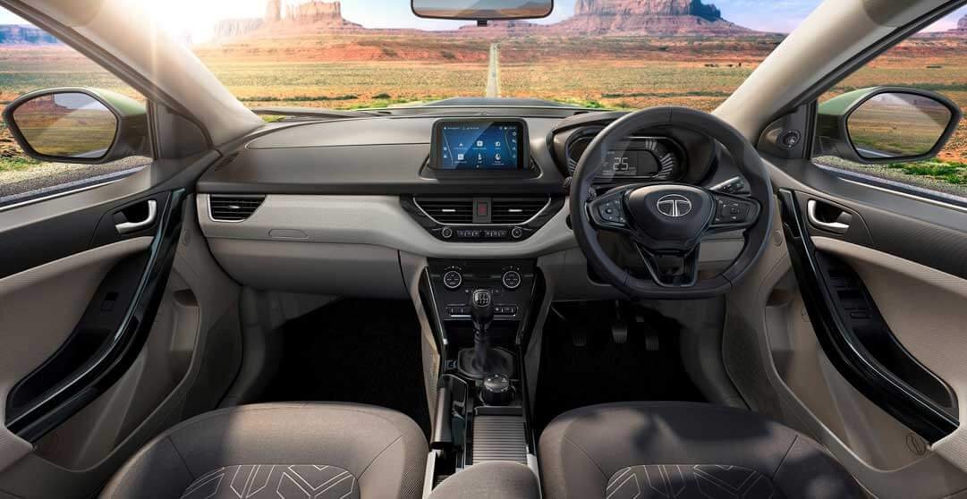 2020 Tata Nexon interior dashboard layout