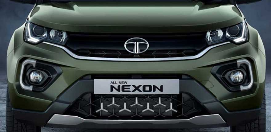 2020 Tata Nexon front grille