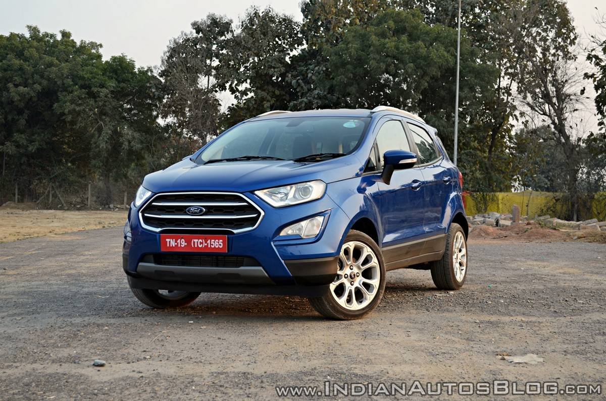 ford ecosport front three quarters