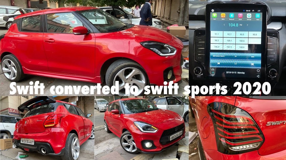 Maruti Swift Modified To Look Like Swift Sport In Just Rs. 90k [VIDEO]