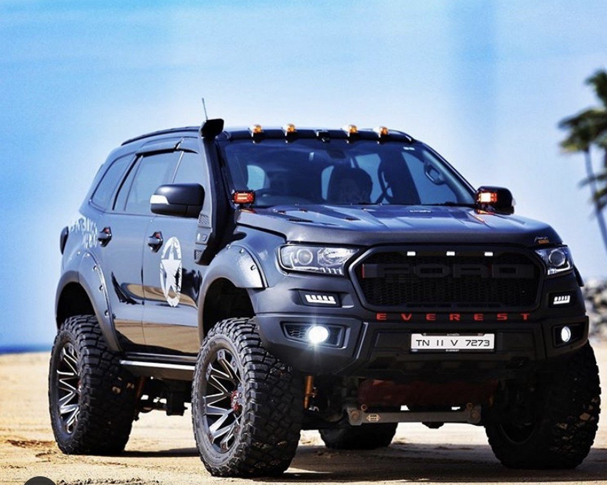 Modified Ford Endeavour Looks Villainously-beautiful With Massive ...