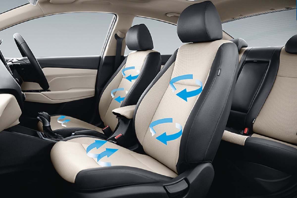2020 Hyundai Verna facelift ventilated front seats