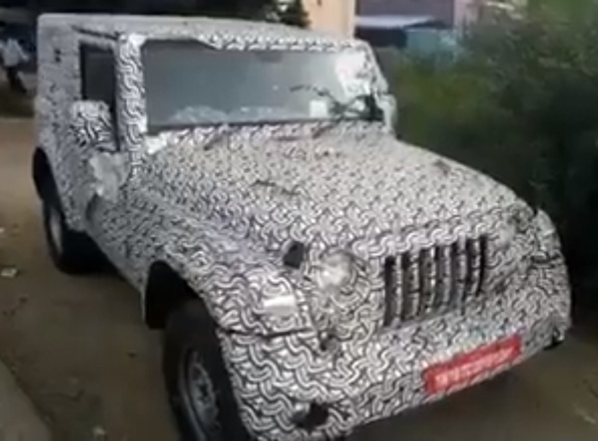 All-New Mahindra Thar Diesel AT Spied Undergoing Road Tests