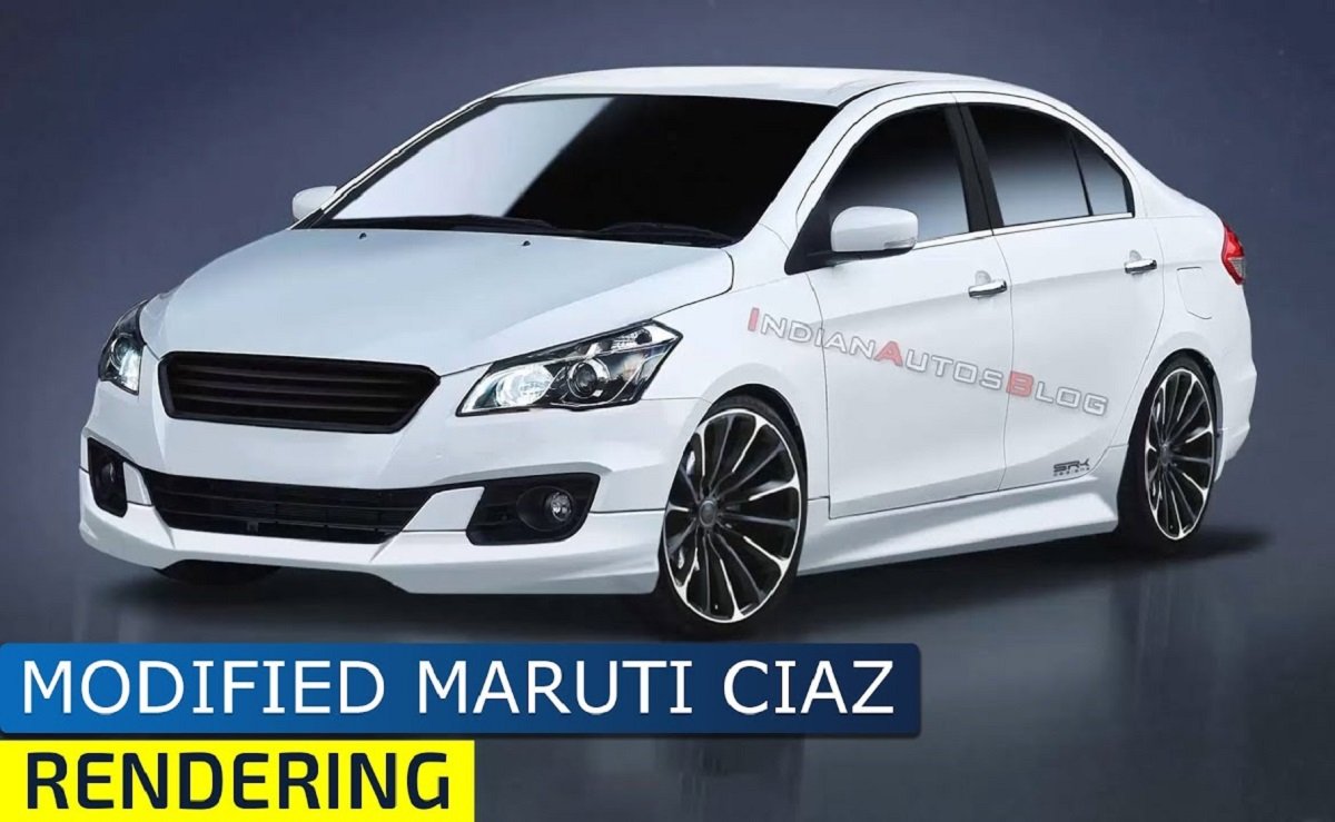 Pre-facelift Maruti Ciaz Modified To Look Flamboyant