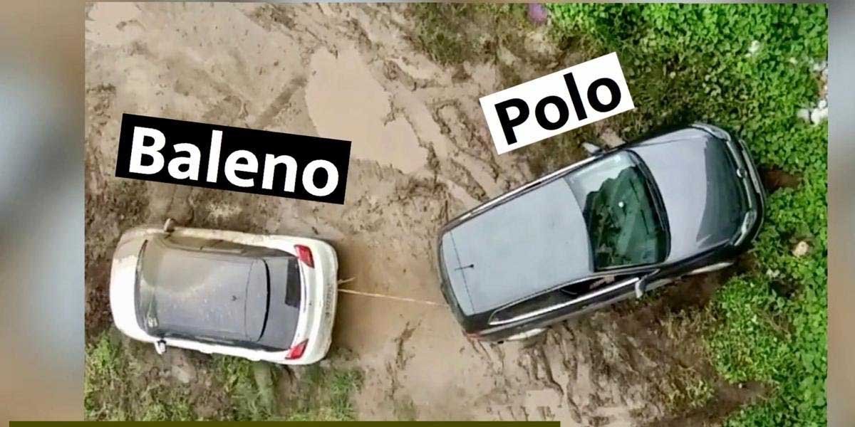 Maruti Baleno vs VW Polo In A Tug of War – Shocking Results!