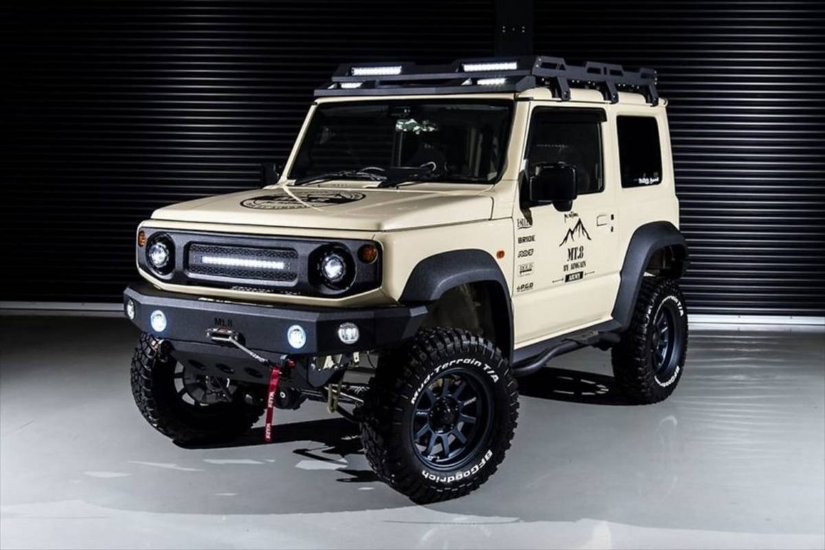 Here's this impressive modification package for the Suzuki Jimny Sierr...