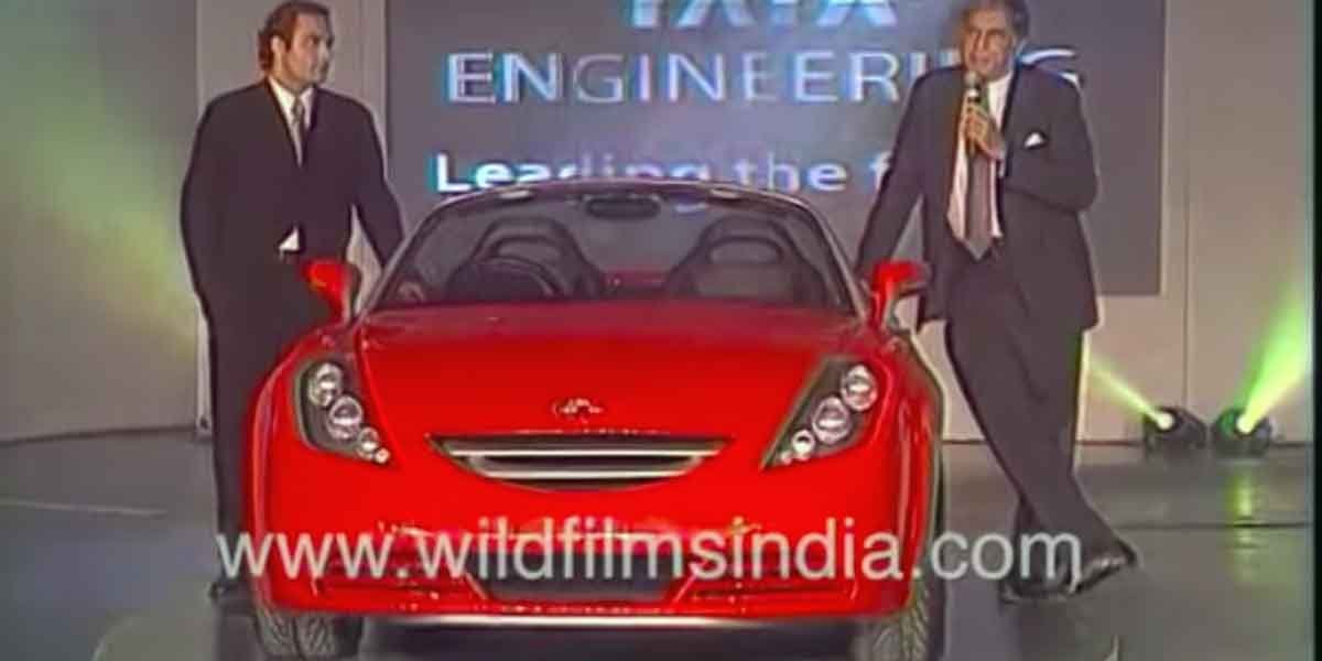 Blast from the Past- Unveiling of Tata Aria Convertible by Ratan Tata