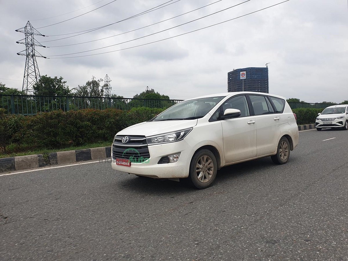 Toyota Innova Crysta CNG Test Mule Spotted, Launch Soon