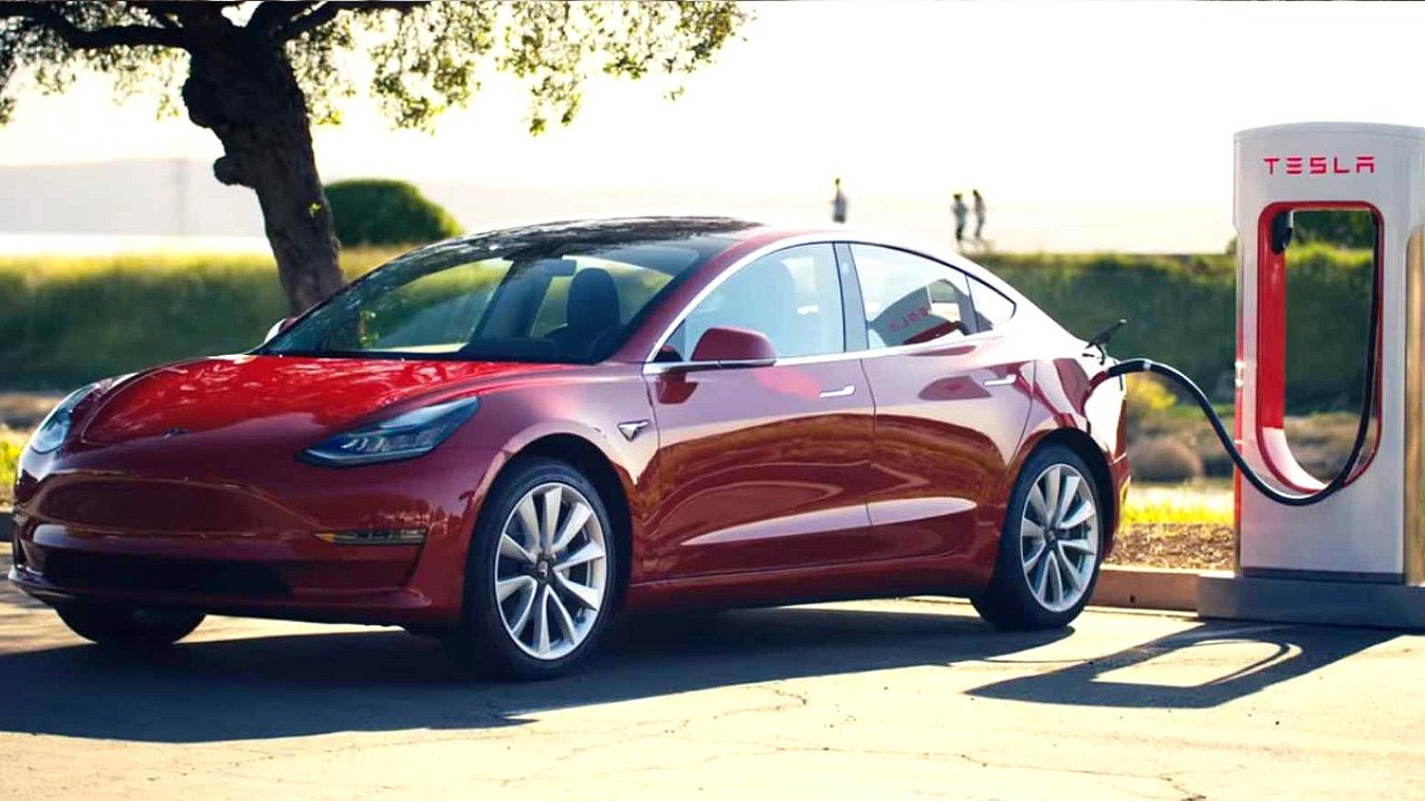 Tesla's electric car