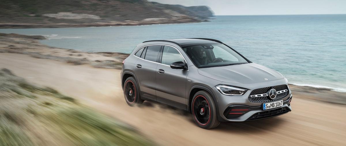upcoming cars under 50 lakhs - mercedes benz gla 2020 front three quarters