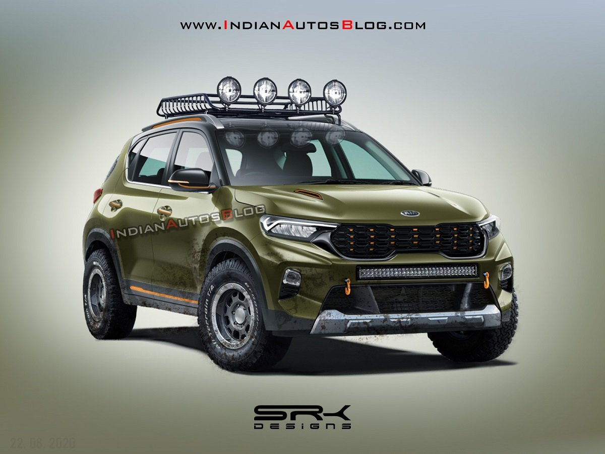 Kia Sonet Rendered In X-Line Avatar, Looks More Rugged Than Seltos X-Line Concept