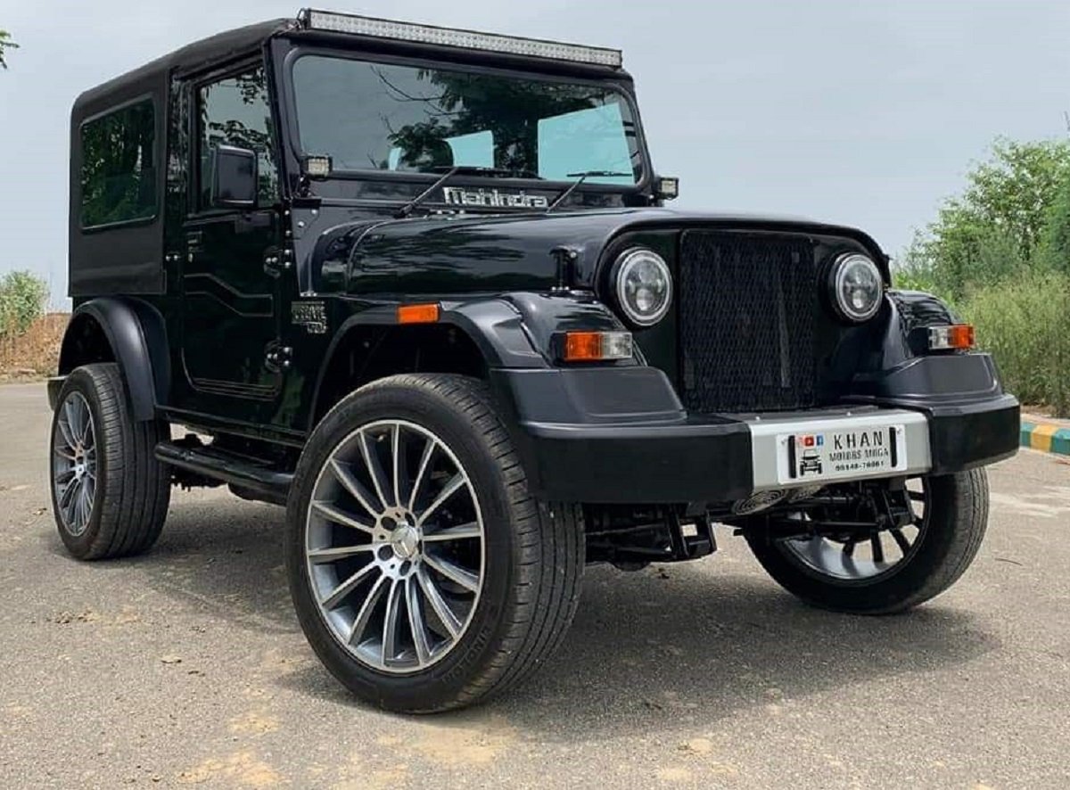 This Mahindra Thar Looks RIDICULOUS with MASSIVE Mercedes Rims