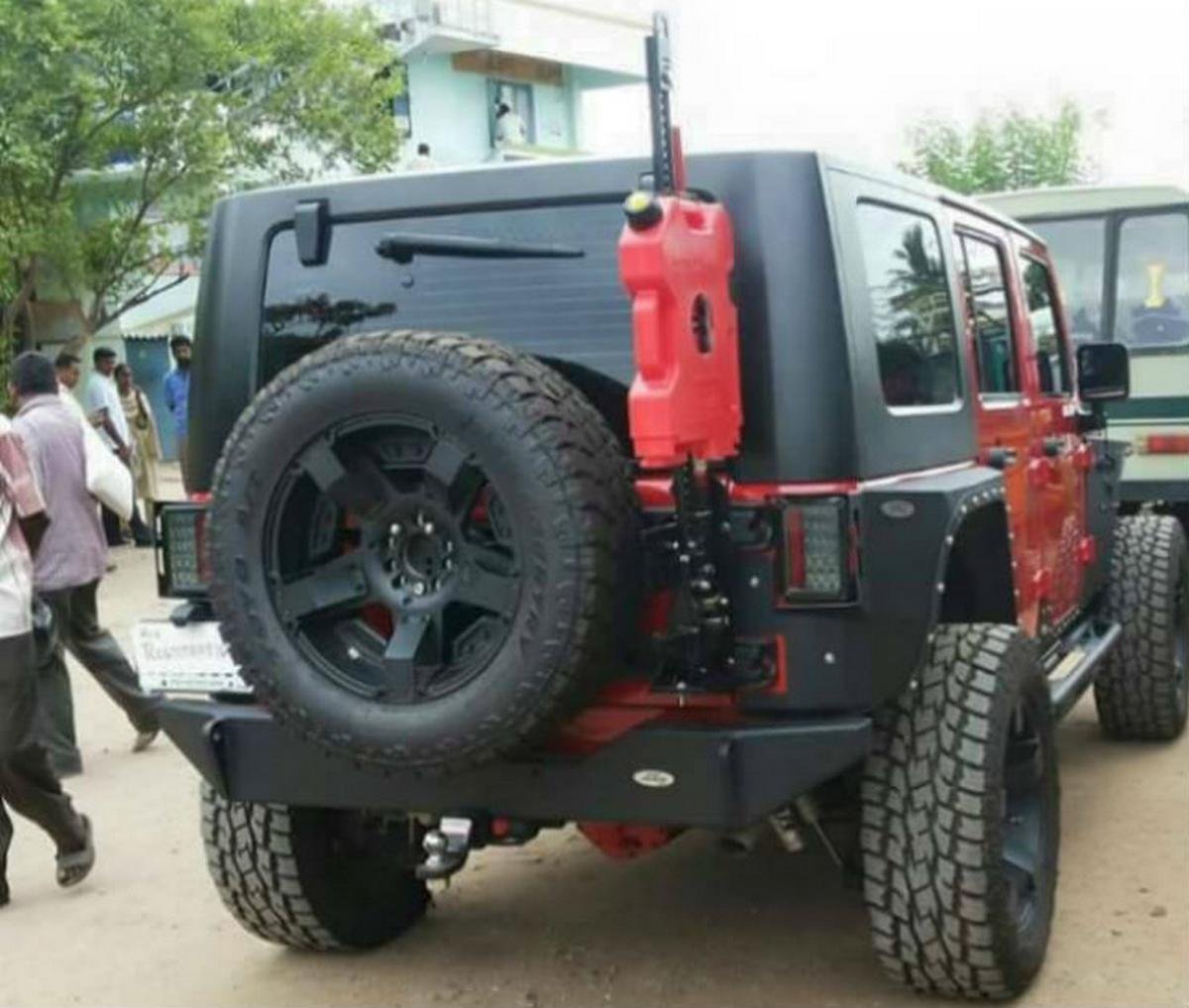 modified jeep wrangler rear angle