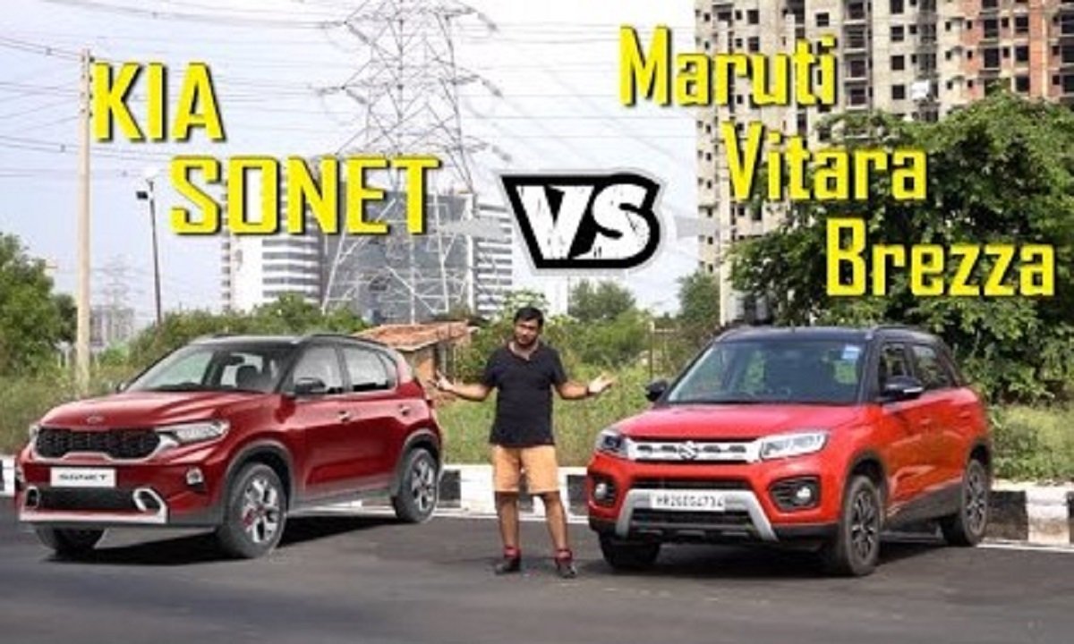 Kia Sonet vs Maruti Vitara Brezza: Design, Specs, Feature Comparison [VIDEO]