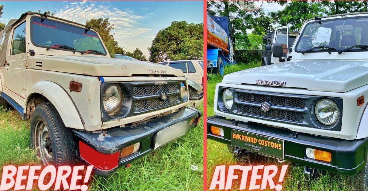 This Police Maruti Gypsy Has Been Elegantly Restored [Video]