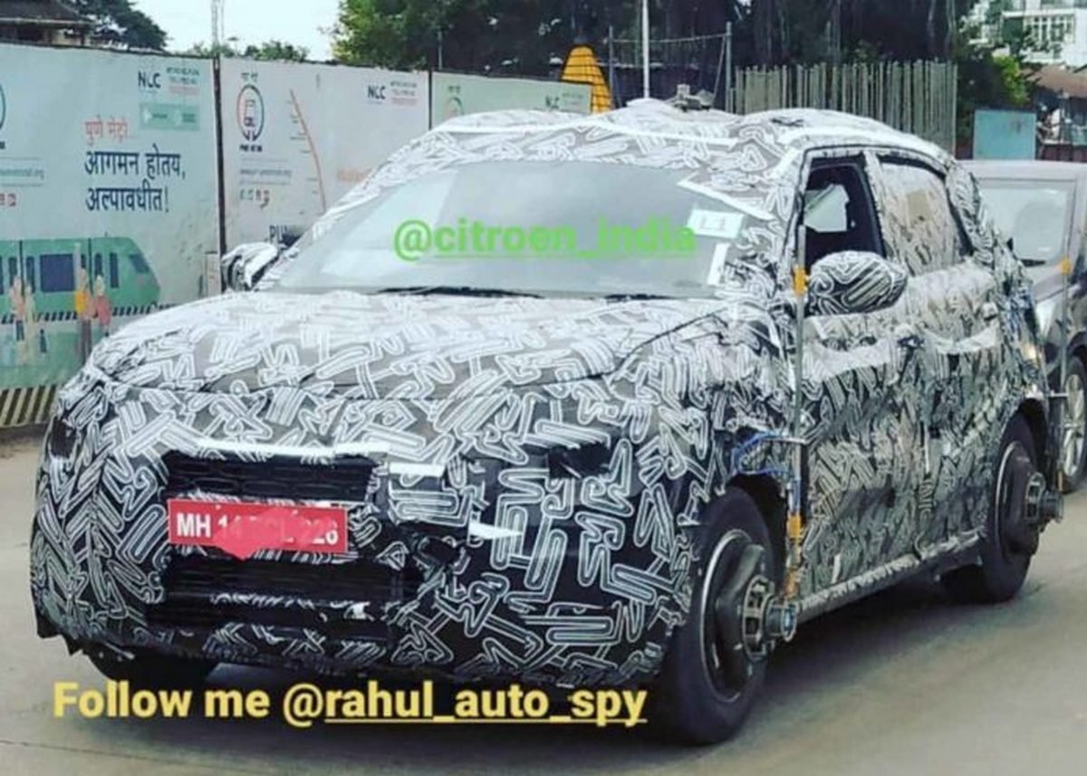 Citroen C3 Based Compact Suv Spied On Test Launch Next Year