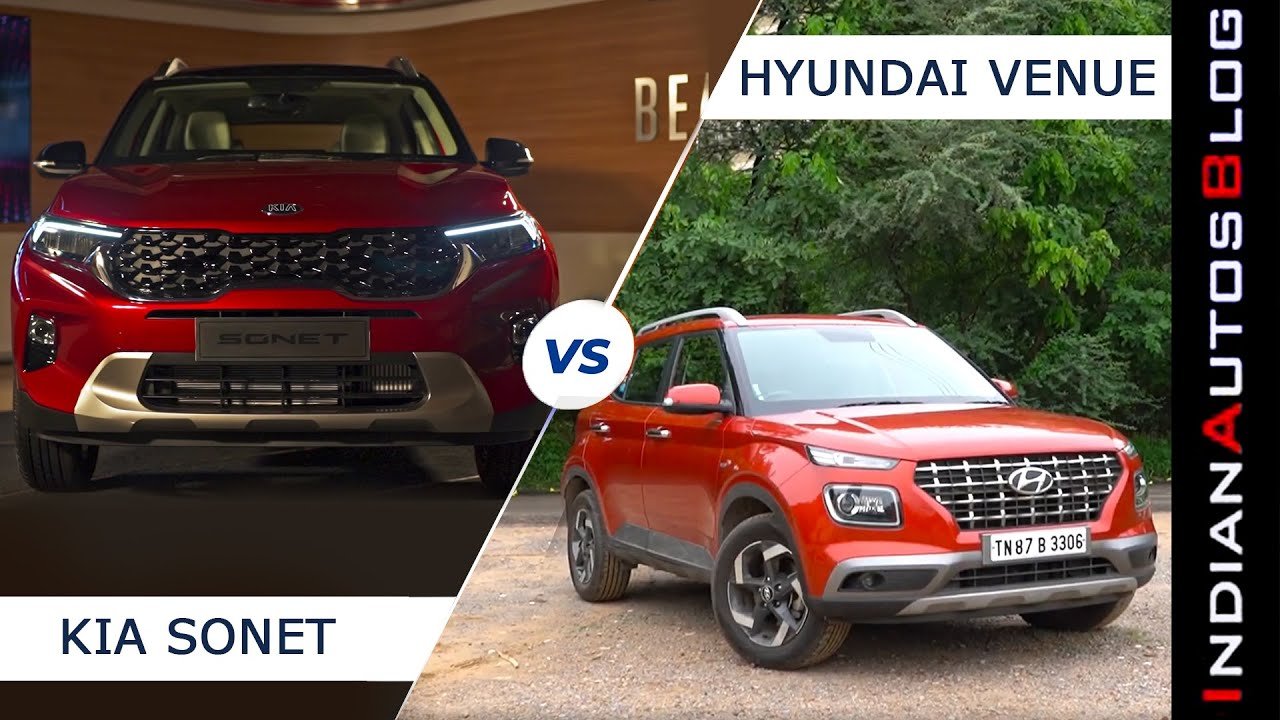 Hyundai Venue vs Kia Sonet - Design Comparison Video