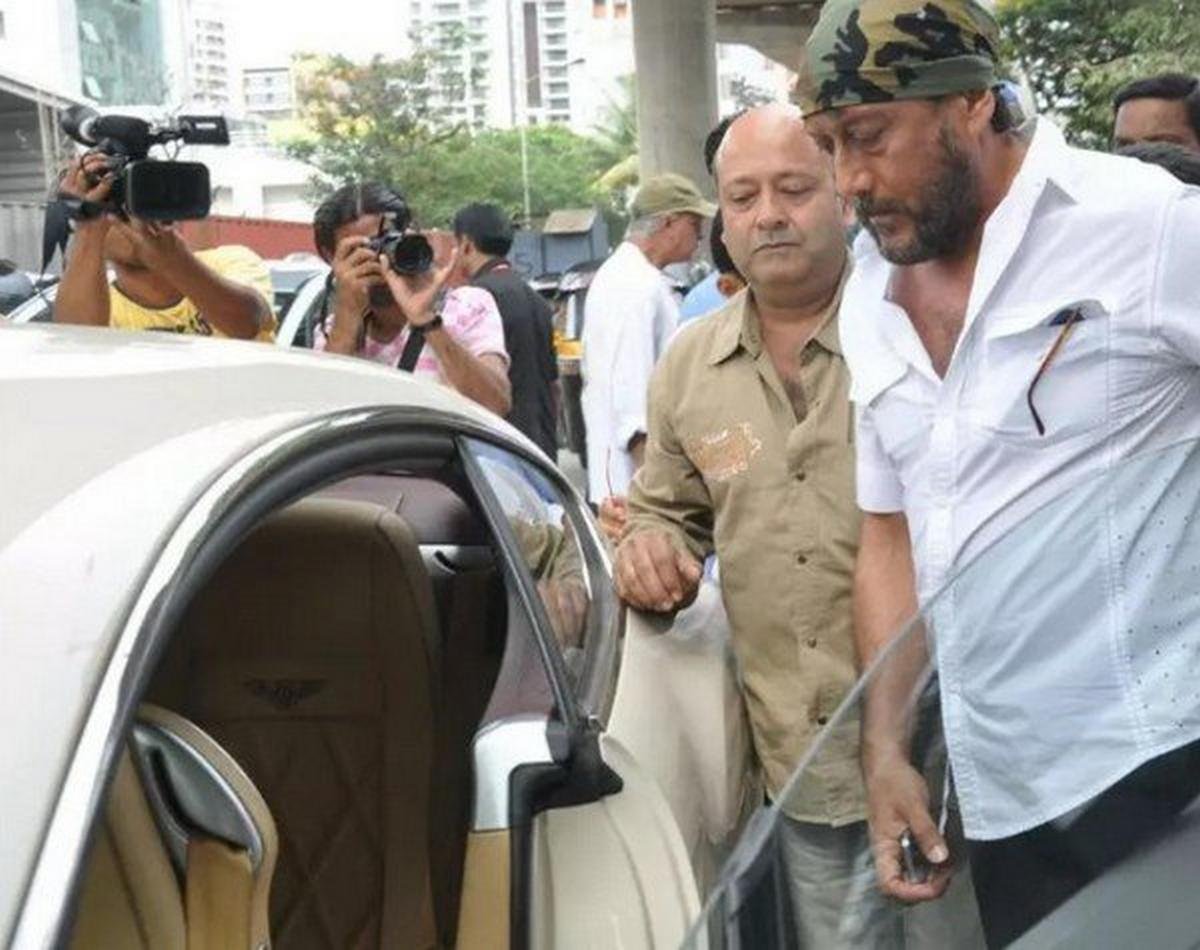 jackie shroff bentley continental gt