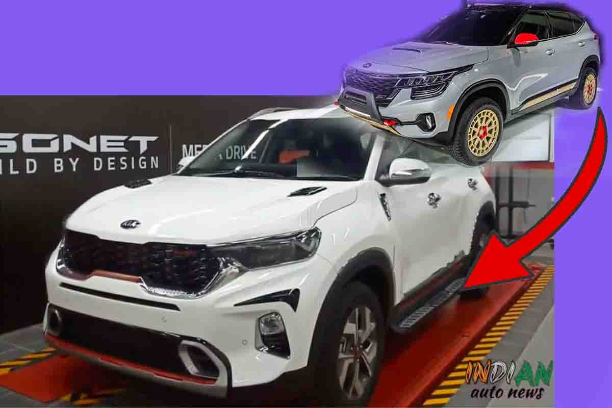 Kia Sonet Gets Accessories Inspired By Seltos X-Line Concept