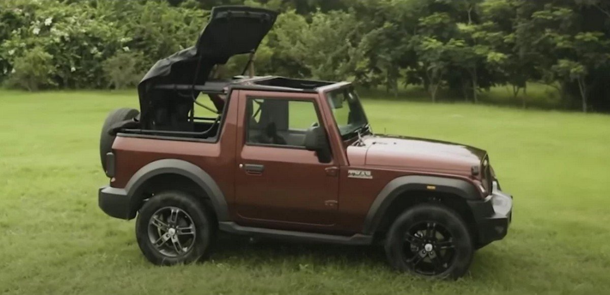 2020 Mahindra Thar Convertible Roof How To Open Roof