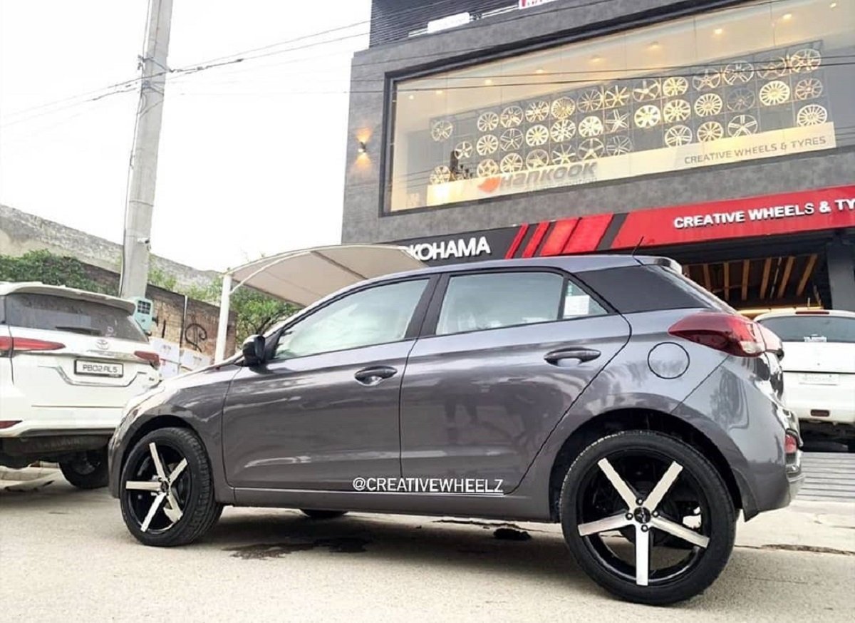 Hyundai Elite i20 Looks Dapper With 18-inch Dual-tone Alloy Wheels