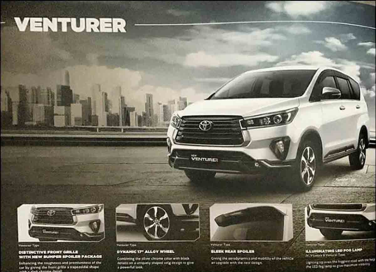 2020 Toyota Innova Crysta Touring Sport Edition Brochure Leaked