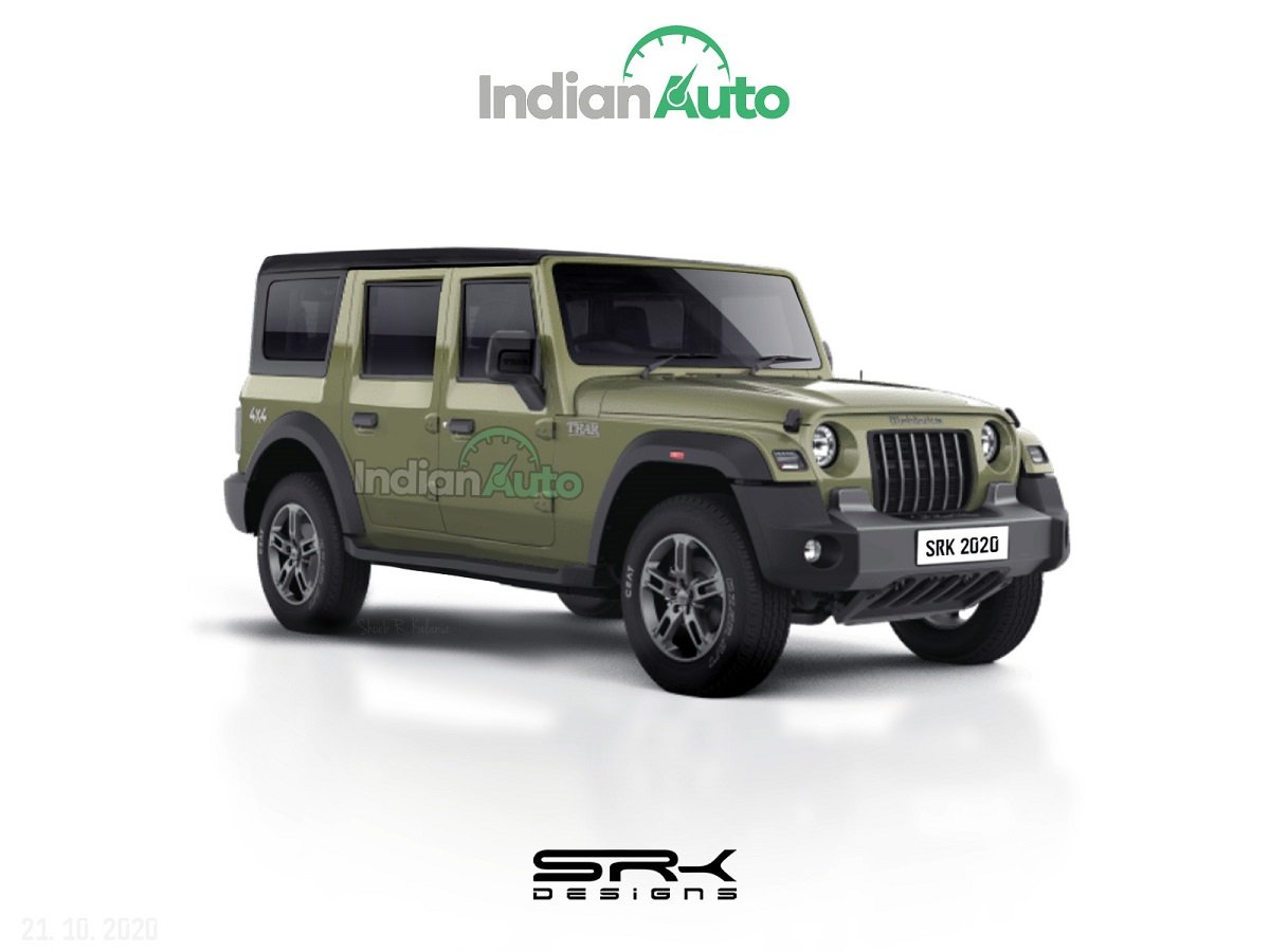 5-Door Version of All-new Mahindra Thar is Here, Take a Look