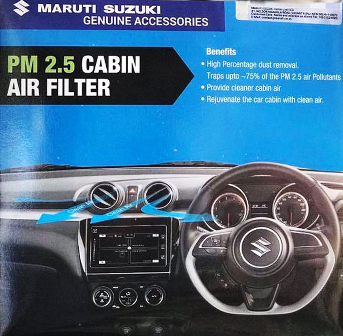 maruti-pm-2-5-cabin-air-filter-dashboard