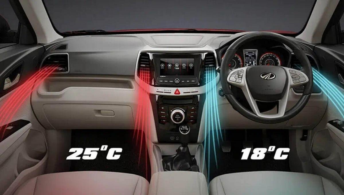 Mahindra XUV300 interior dashboard layout