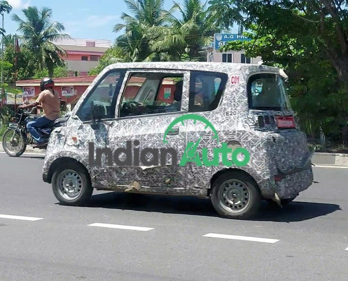 Mahindra Atom Electric Quadricycle Spotted Testing For First Time