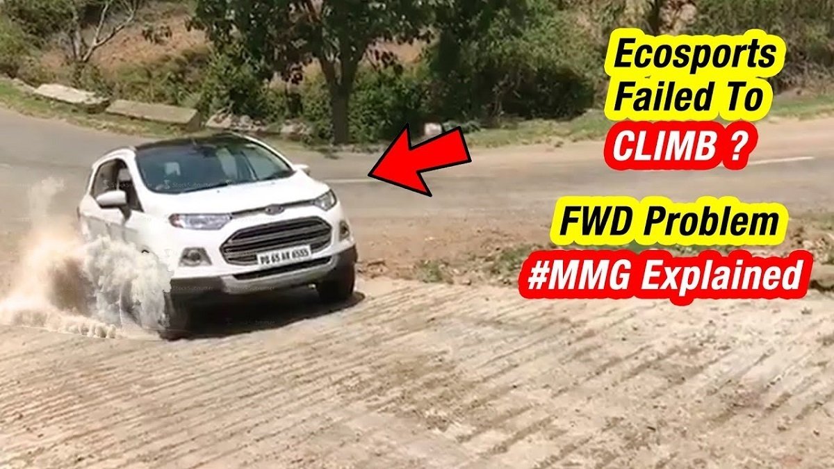 Ford EcoSport FAILS Small Climb, Shows Importance of AWD