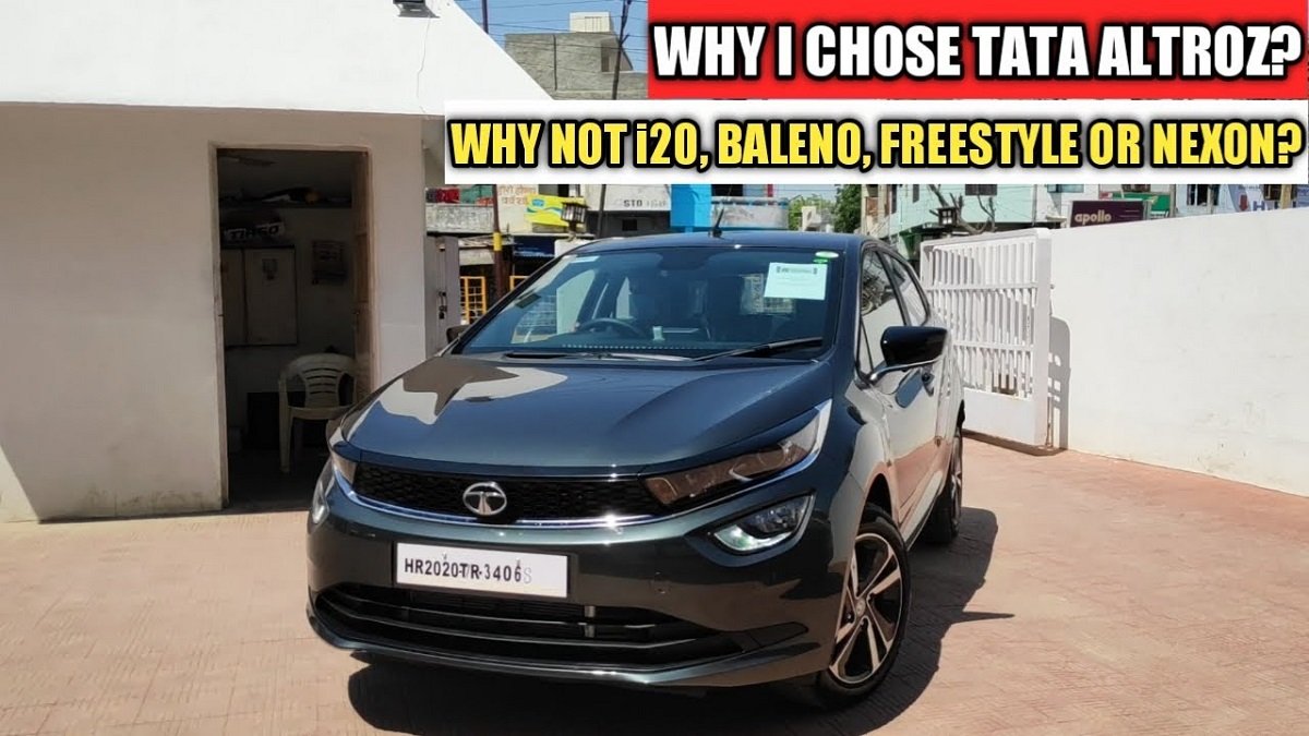 Tata Altroz Owner Explains Why He Chose It Over i20, Baleno, Freestyle, Amaze & Nexon