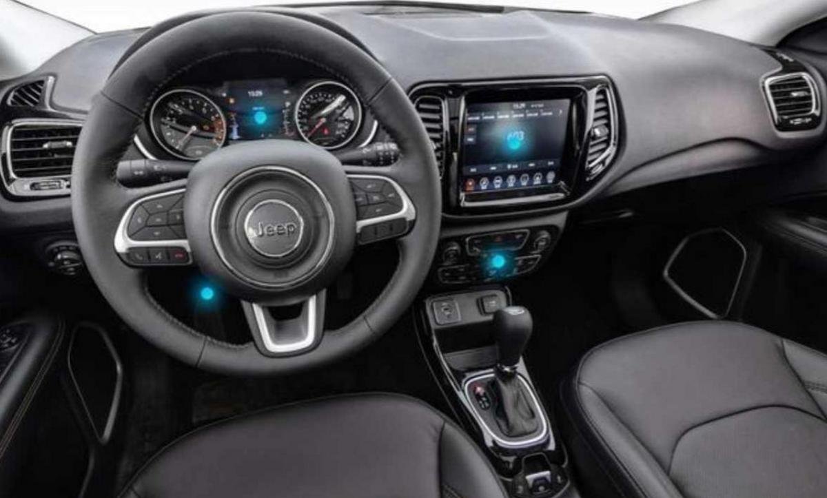 2021 jeep compass facelift interior dashboard