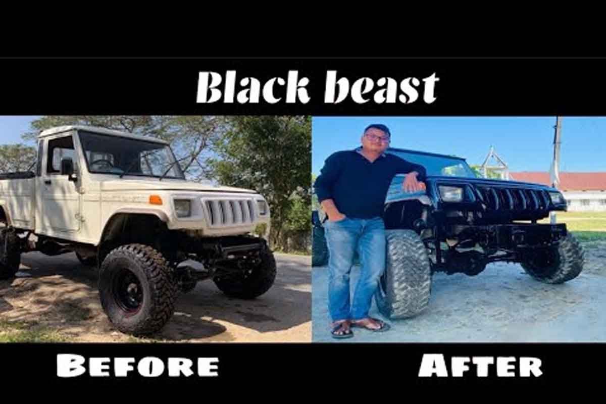 This Mahindra Bolero 4x4 Pickup is a Black Beast - VIDEO