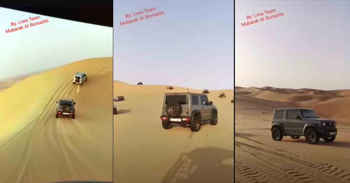 Check Out Suzuki Jimny Brilliantly Surfing On Massive Sand Dunes [Video]
