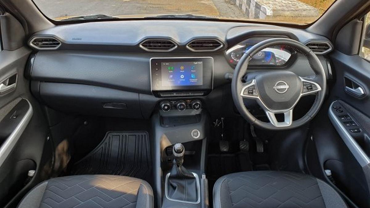 Nissan Magnite interior dashboard layout