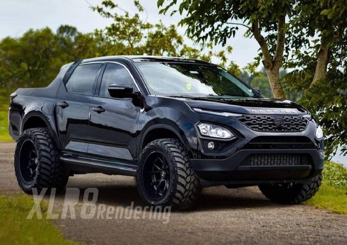 Tata Harrier Pickup Trucks is the Butchest Iteration of the SUV