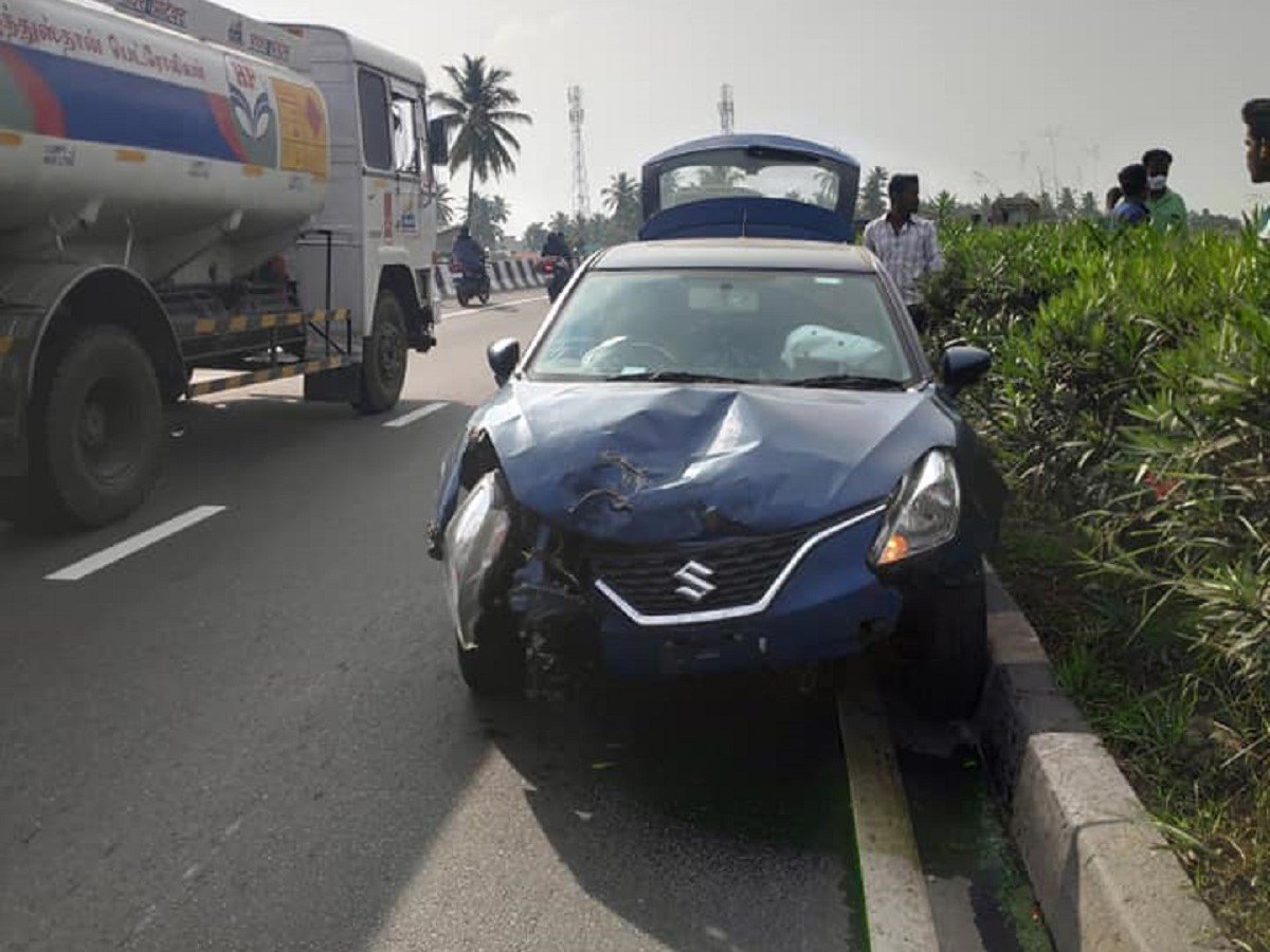 Maruti Baleno (3-star NCAP) Saves Occupants in Crash, Owner Shares on Social Media