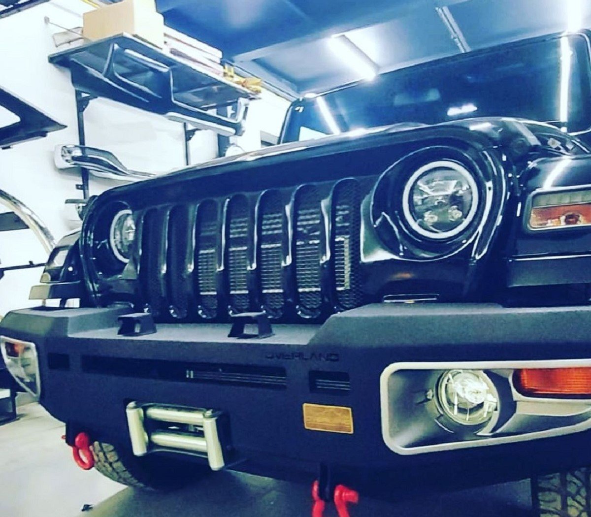 Mahindra Thar Gets Closer to Jeep Wrangler With Aftermarket Grille & Bumper