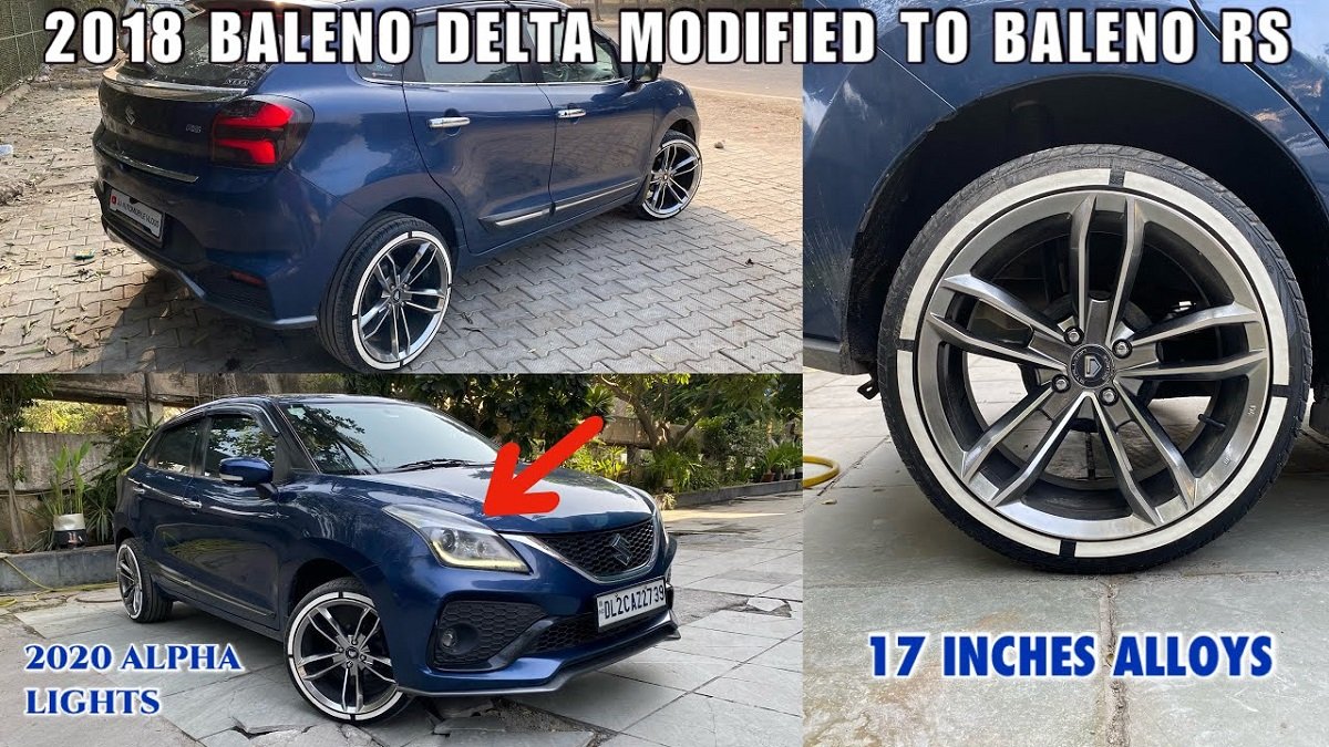 Maruti Baleno Delta EASILY Modified to Now Defunct RS Version