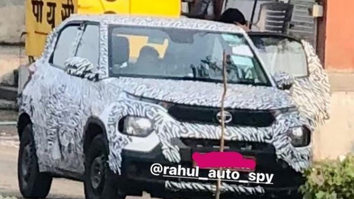 tata hbx spied front angle